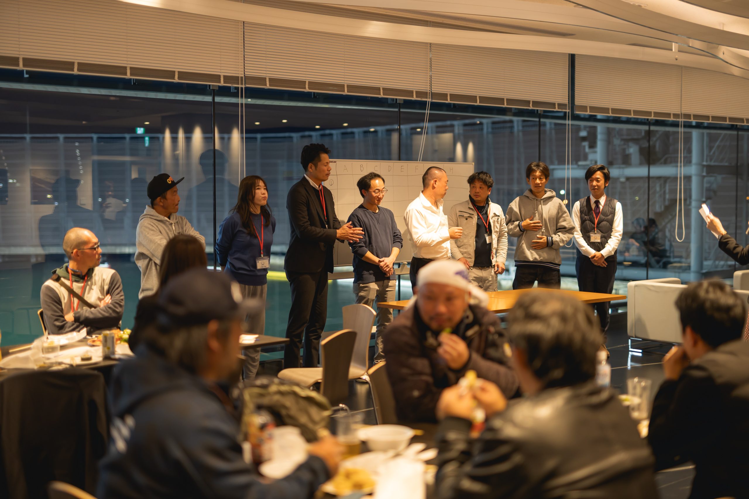 With株式会社の忘年会の様子