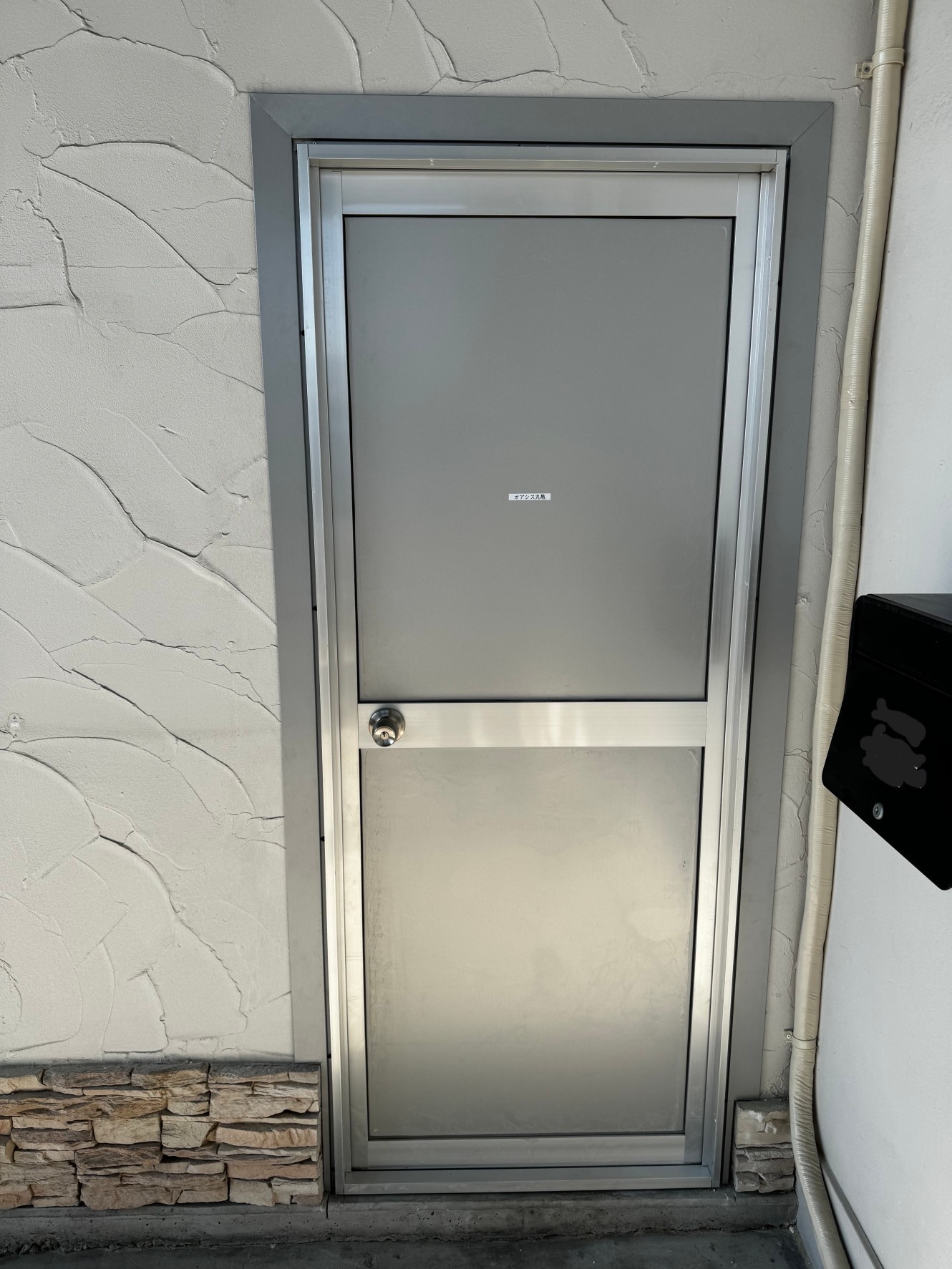 施工後のドアの様子