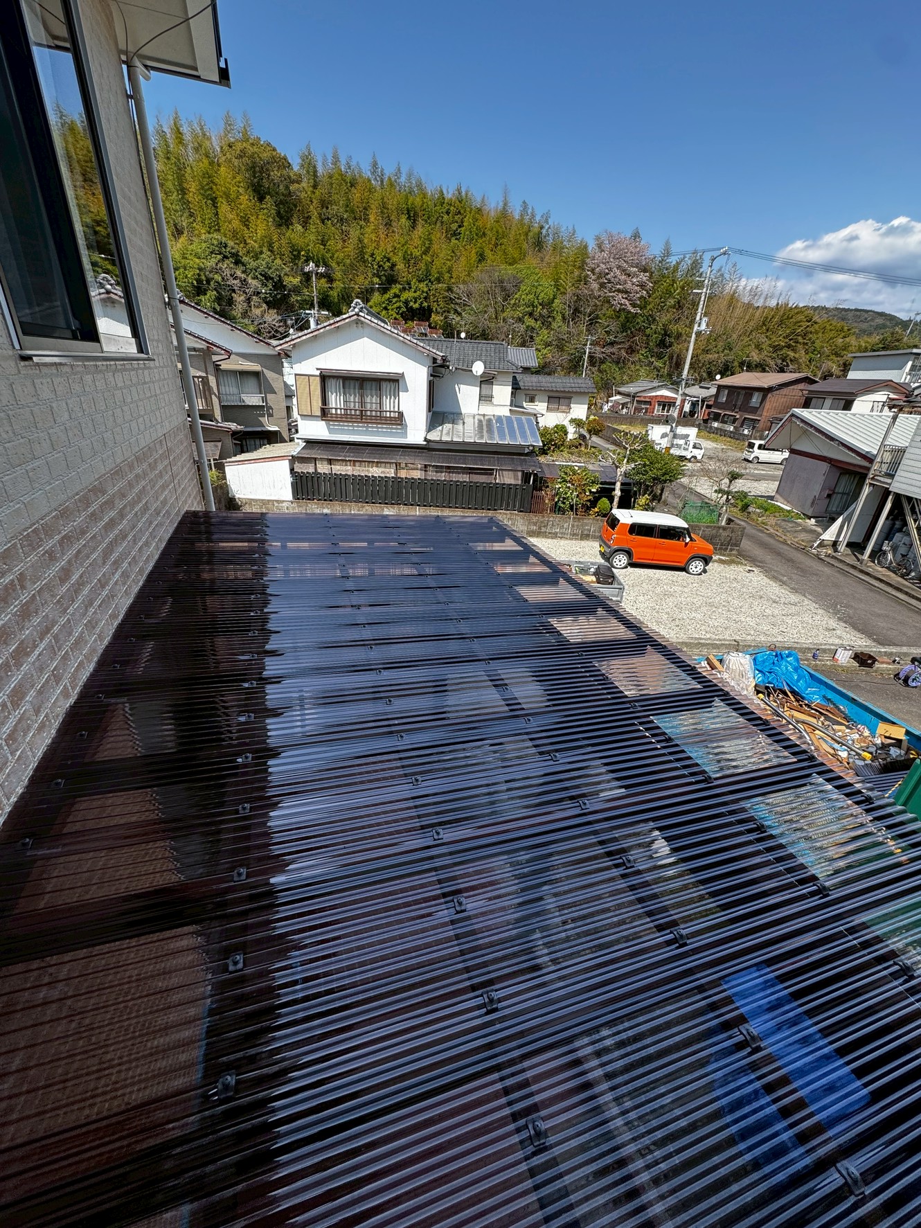 作業後の屋根の様子